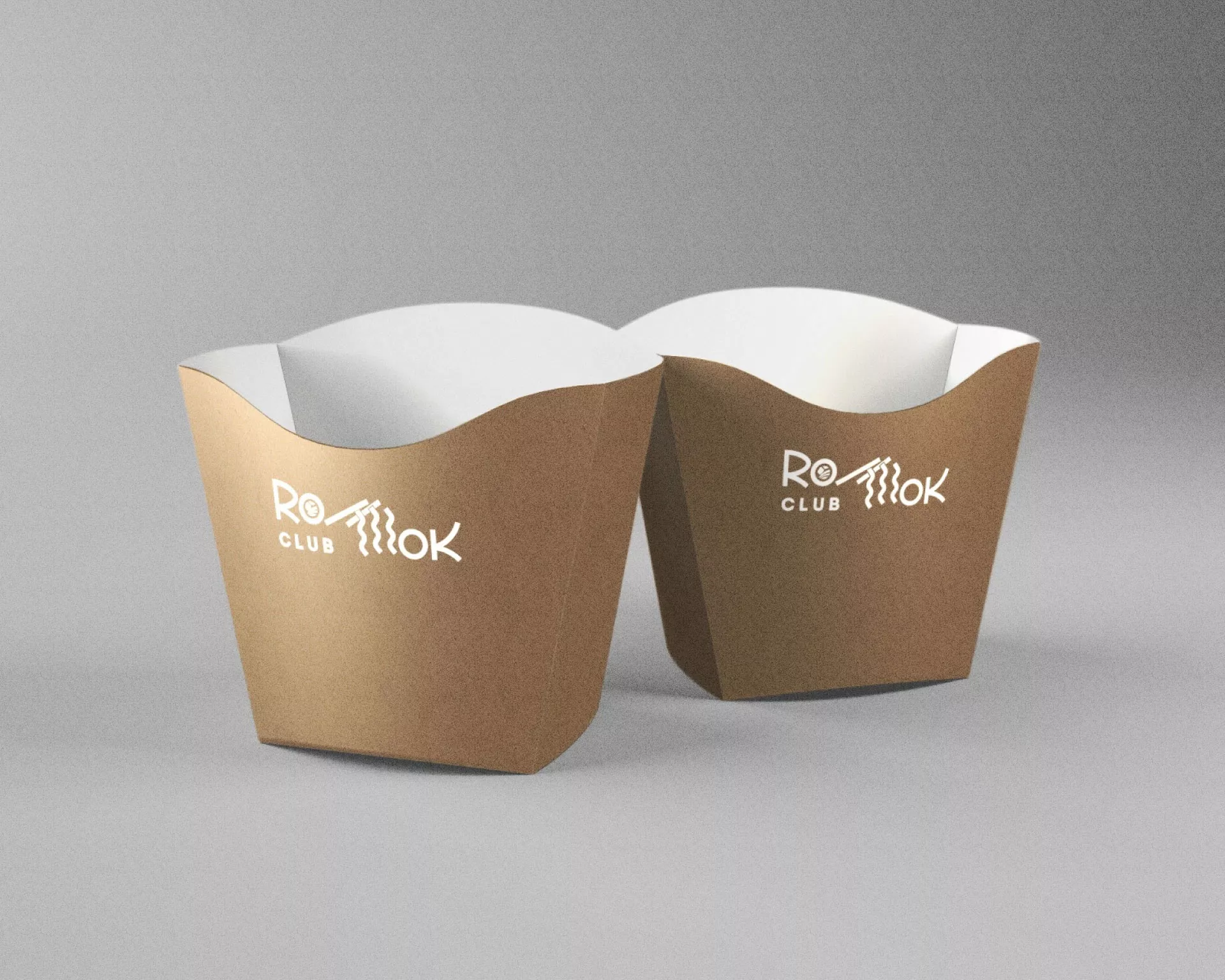 Создание дизайна упаковки суши-бара «Roll Wok Club» в Минусинсе